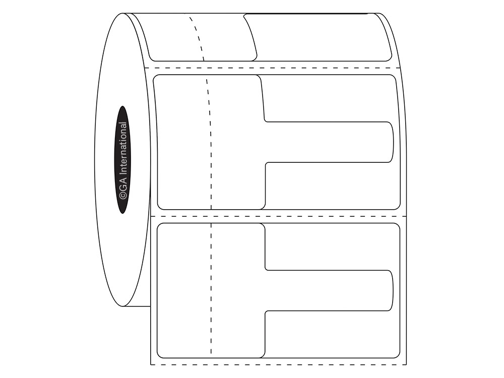 Direct Thermal Optical Frame & Jewelry Labels – 2.24″ x 1.25″ #DTO-2