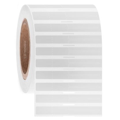 Transparent Thermal-Transfer Rat-Tail Jewelry Labels – 3.5″ x 0.4375″ #JLCA-1NOT