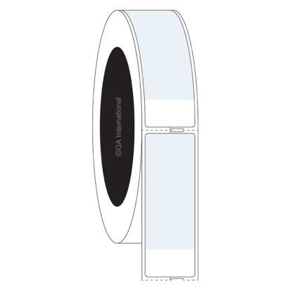 Wrap-Around Thermal-Transfer Wire & Cable Labels - 1" x 0.55" + 2.325" #ZELCA-350NOT